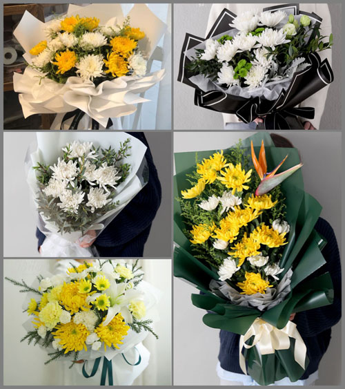 山东青岛平度市同和街道洪沟南庄村白事花束代送